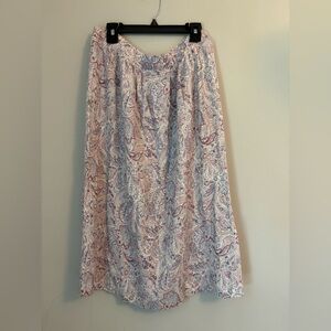 Sag Harbor, Size 14P, Purples, Full Skirt